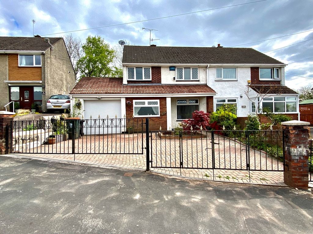 3 bed semidetached house for sale in Monnow Way, Bettws, Newport NP20