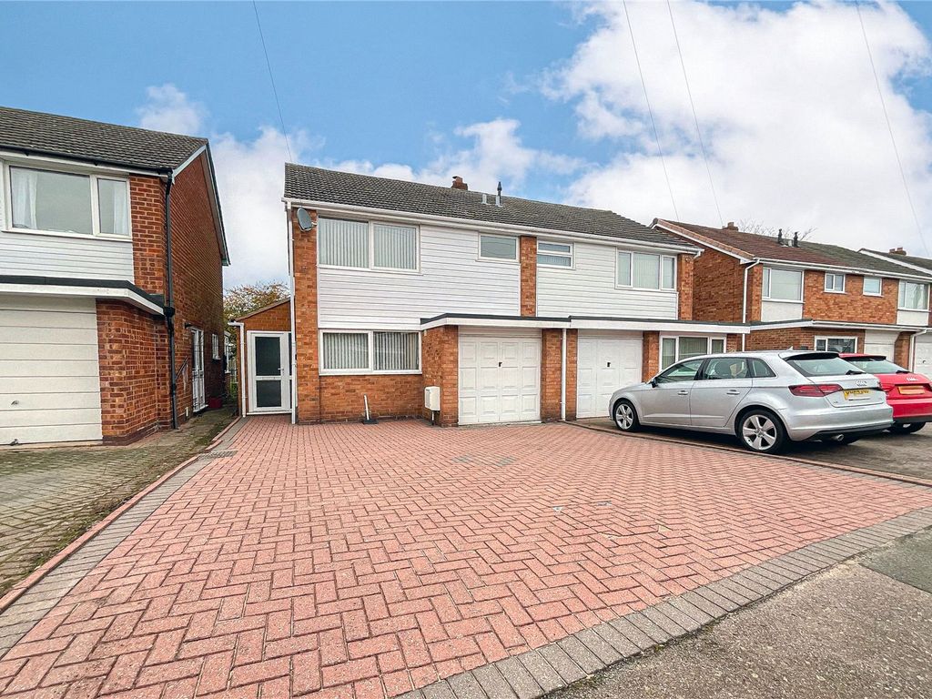 3 bed semidetached house for sale in Reindeer Road, Fazeley, Tamworth