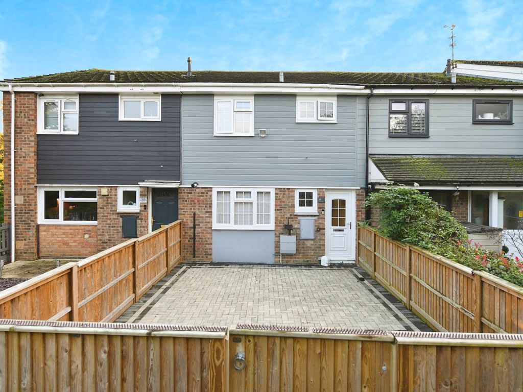 3 bed terraced house for sale in Douglas Grove, Witham, Essex CM8, £