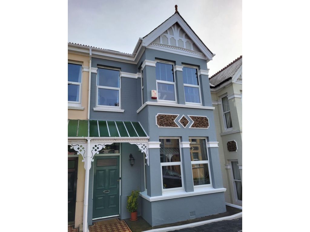 3 bed terraced house for sale in Wembury Park Road, Plymouth PL3, £