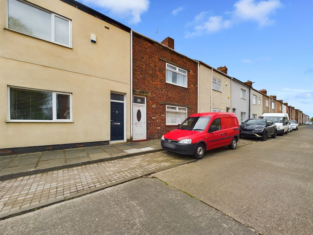 3 bed terraced house for sale in South Street, Shiremoor NE27, £100,000