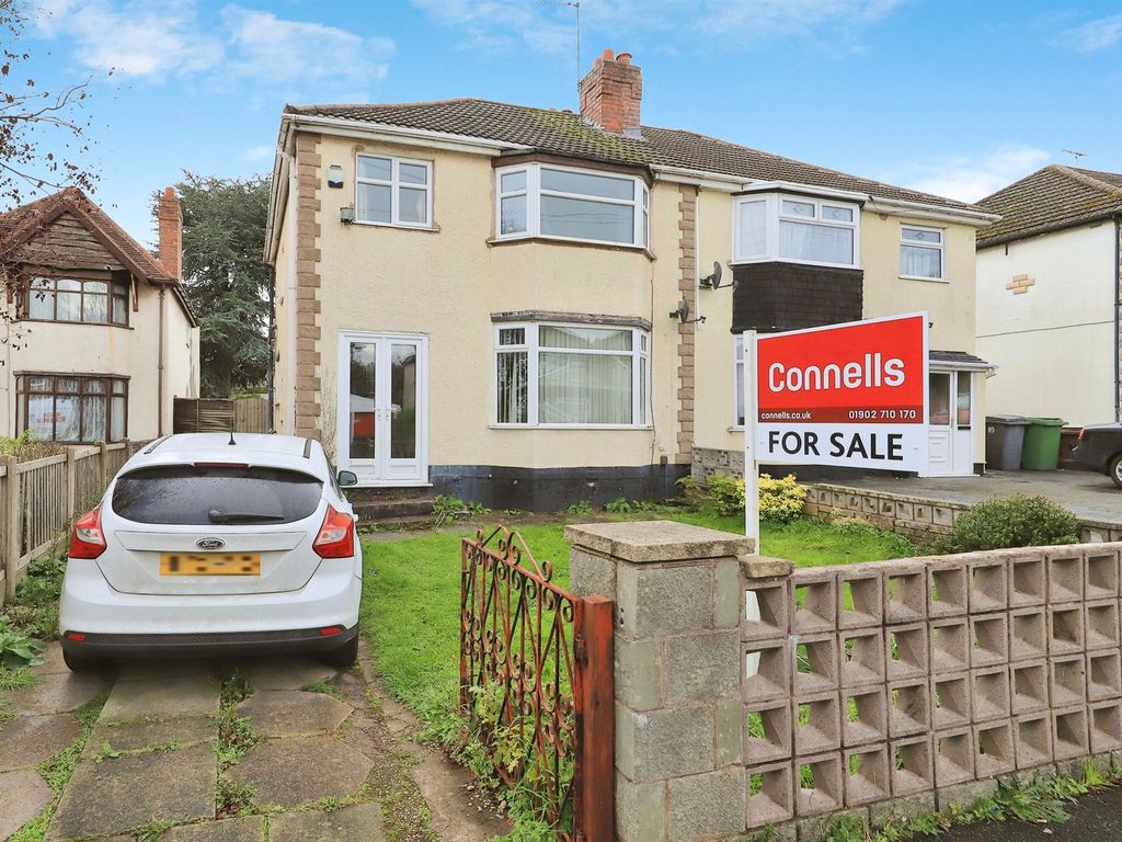 3 bed semidetached house for sale in Sherborne Road, Bushbury, Wolverhampton WV10, £175,000