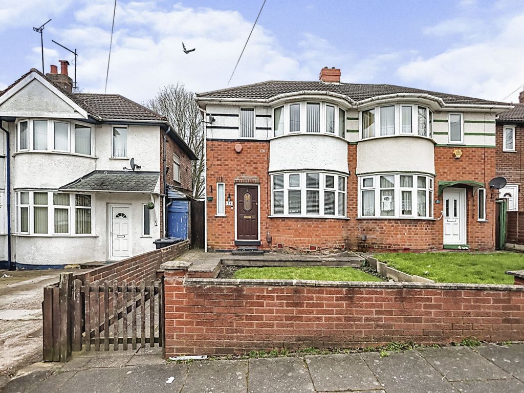 2 bed semidetached house for sale in Haycroft Avenue, Ward End