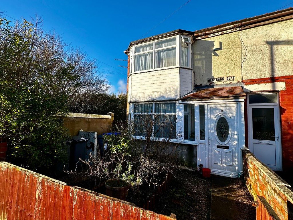 3 bed end terrace house for sale in Westbank Avenue, Blackpool FY4, £