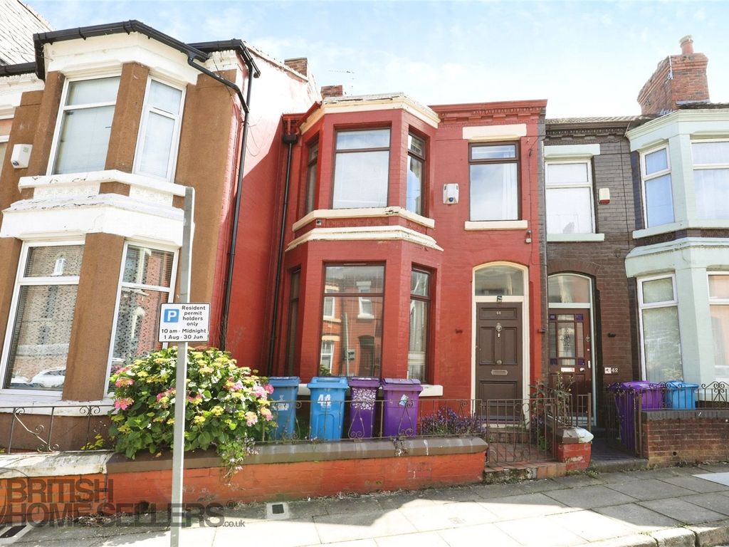3 bed terraced house for sale in Oban Road, Liverpool, Merseyside L4, £