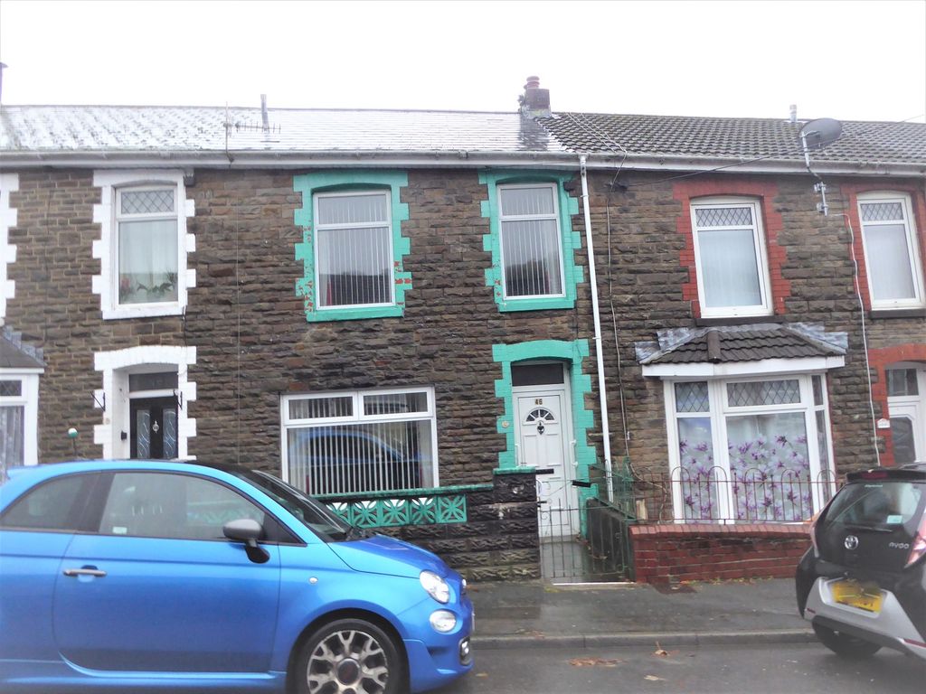 3 bed terraced house for sale in Dunraven Place, Ogmore Vale, Bridgend
