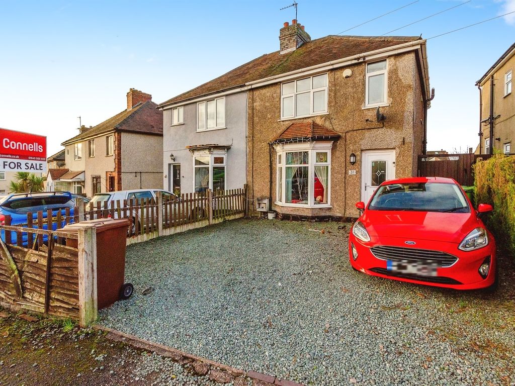 3 bed semidetached house for sale in Mount Avenue, Hednesford, Cannock