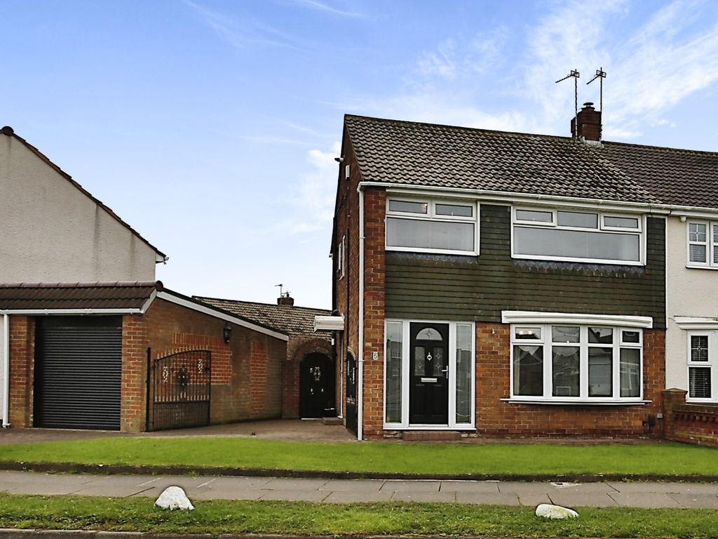 3 bed semidetached house for sale in Kesteven Road, Hartlepool TS25