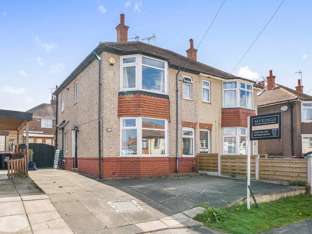 3 bed semidetached house for sale in Swarcliffe Road, Harrogate HG1