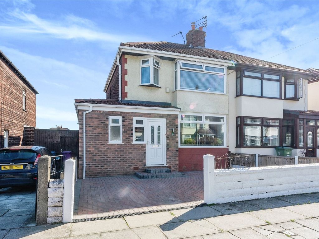 3 bed semidetached house for sale in Padstow Road, Liverpool