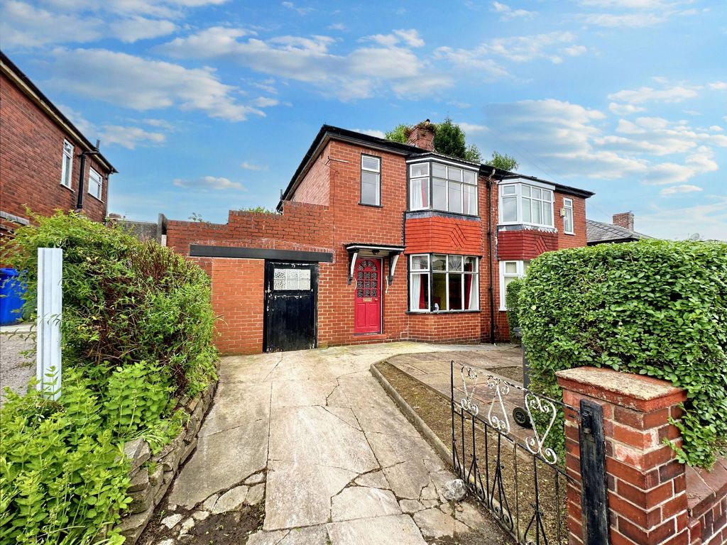 3 bed semidetached house for sale in Carr Avenue, Prestwich M25, £230,000 Zoopla