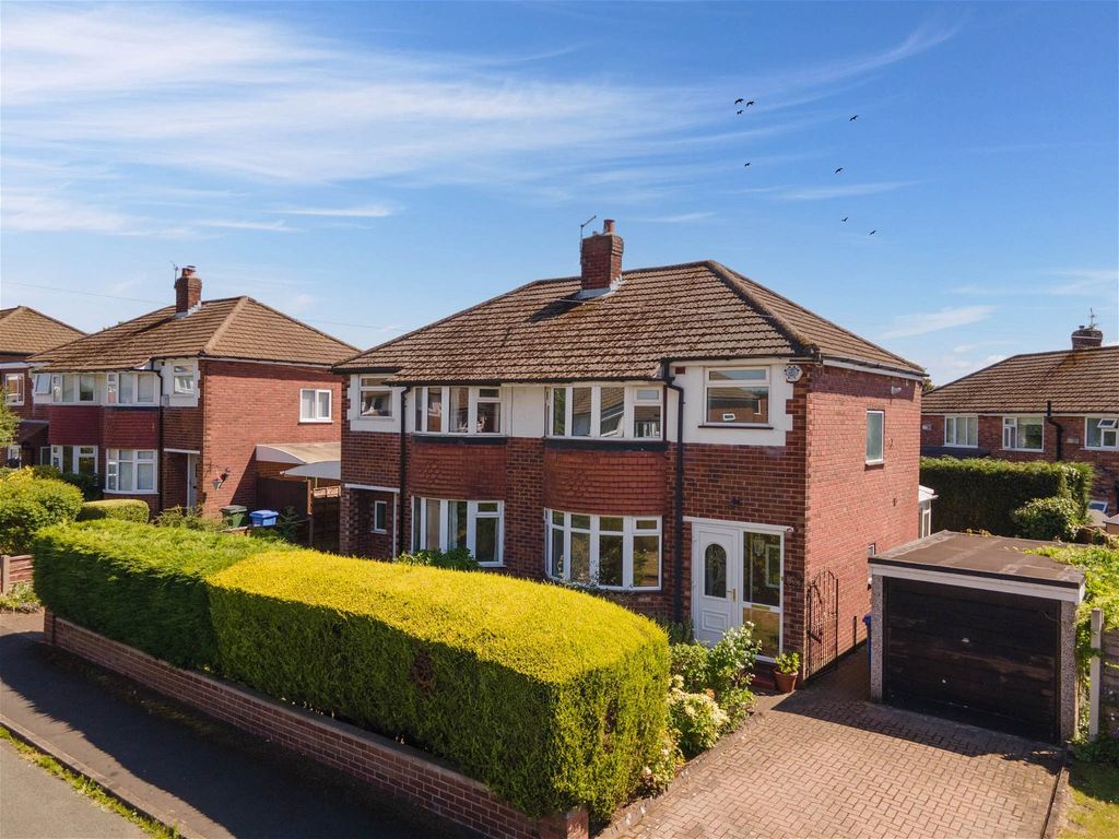 3 bed semidetached house for sale in Alan Drive, Marple, Stockport SK6
