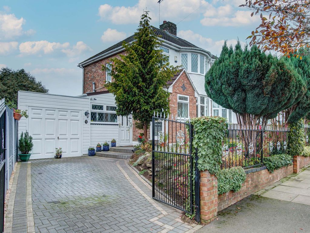 3 bed semi-detached house for sale in irwin avenue, rednal, birmingham b45