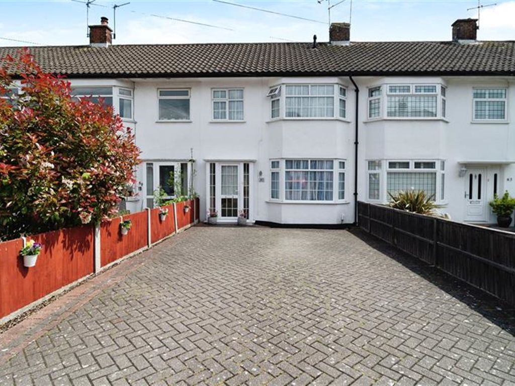 3 bed terraced house for sale in Stour Way, Cranham, Upminster RM14, £