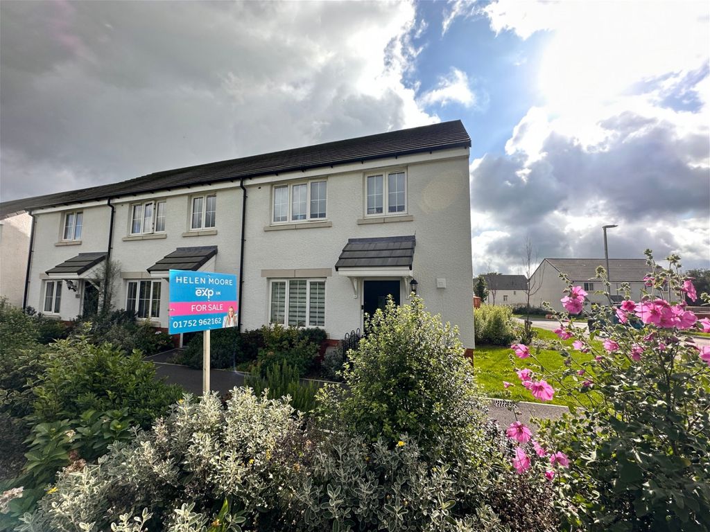 3 bed end terrace house for sale in Creber Drive, Wrangaton, South Brent TQ10, £265,000 Zoopla