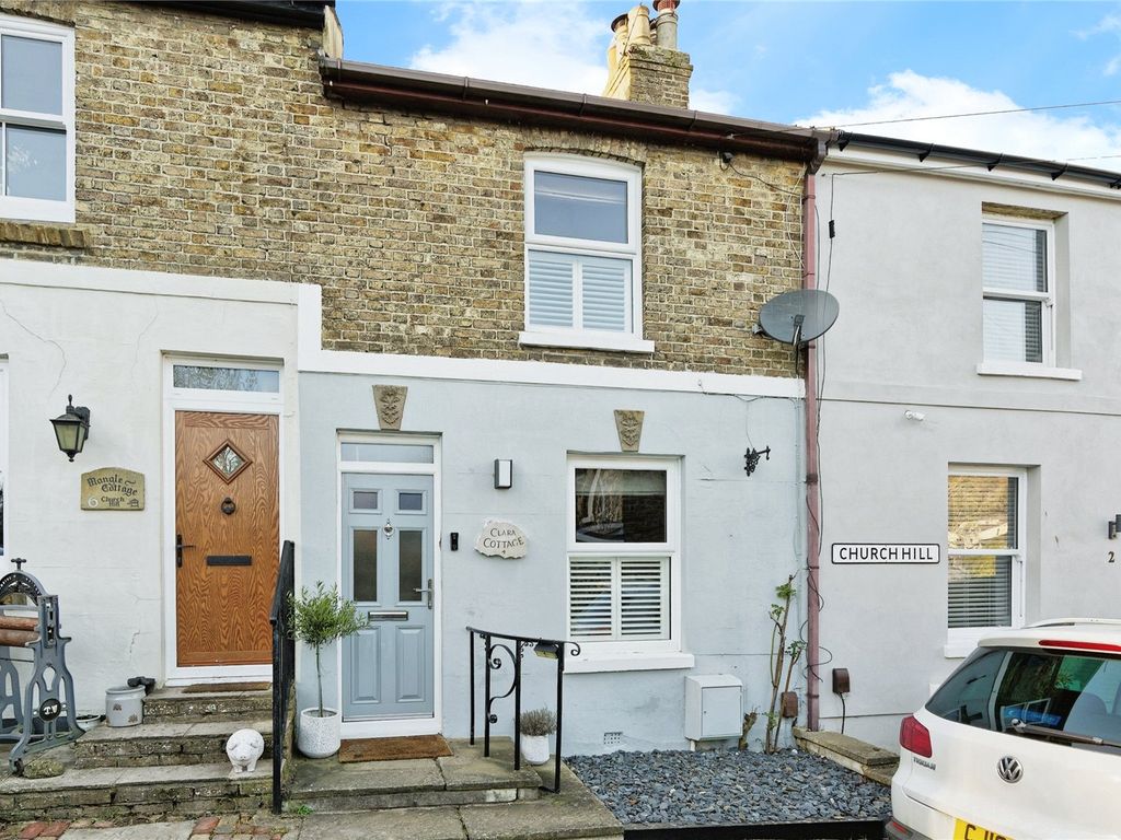 3 bed terraced house for sale in Church Hill, Temple Ewell, Dover, Kent