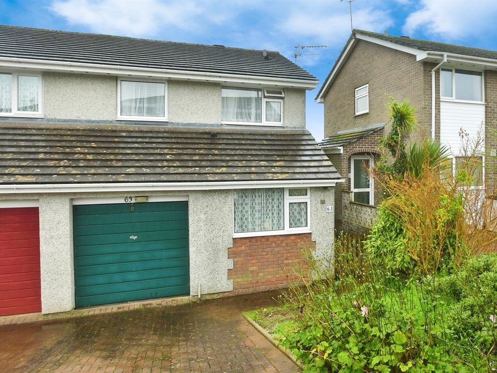 3 bed semidetached house for sale in Hobbs Crescent, Saltash PL12, £