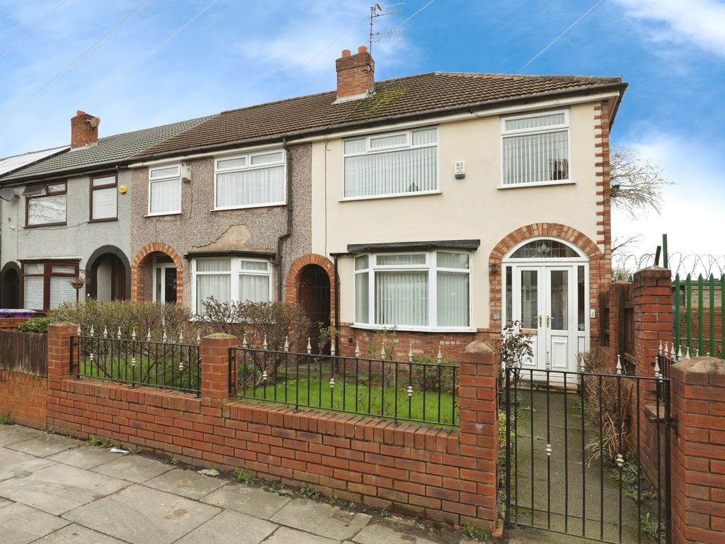 3 bed end terrace house for sale in Ellerslie Road, Liverpool L13, £