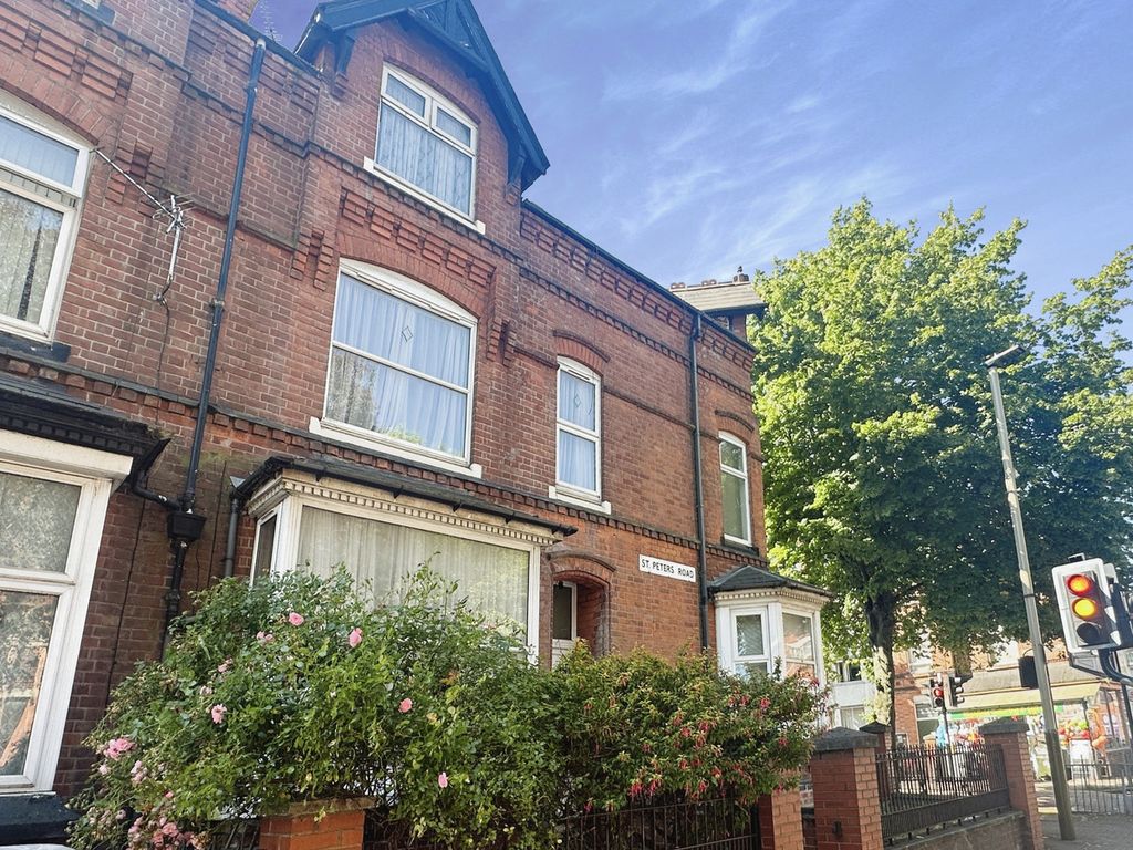 4 bed terraced house for sale in St. Peters Road, Leicester LE2, £