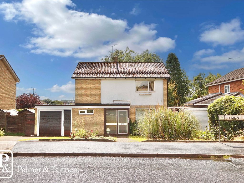 3 bed detached house for sale in Belmont Road, Ipswich, Suffolk IP2, £