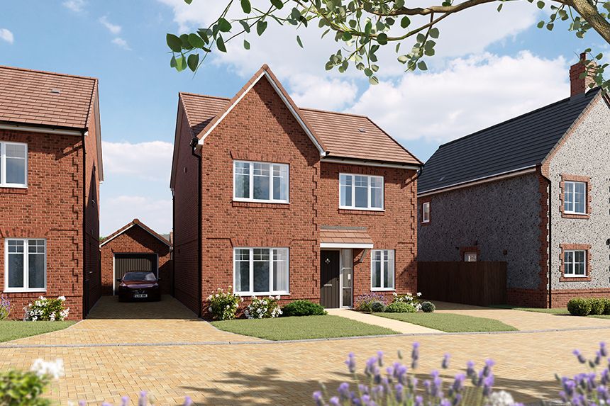New home, 4 bed detached house for sale in "The Juniper" at Old Broyle