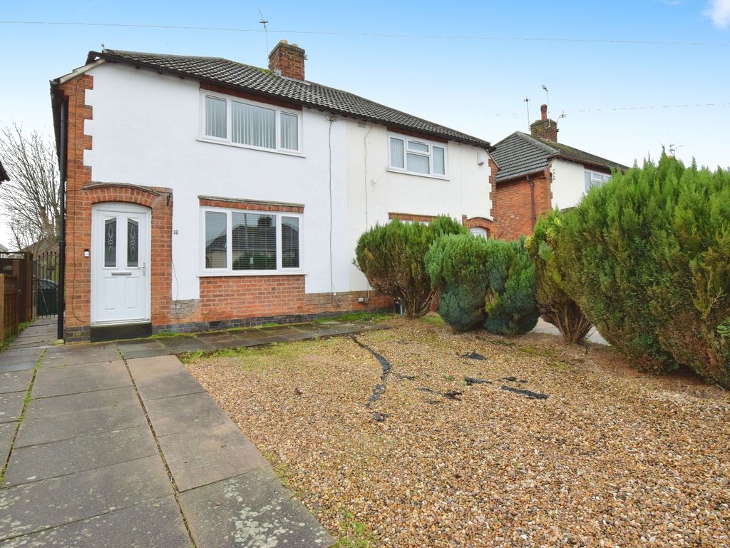 2 bed semidetached house for sale in Iris Avenue, Birstall, Leicester