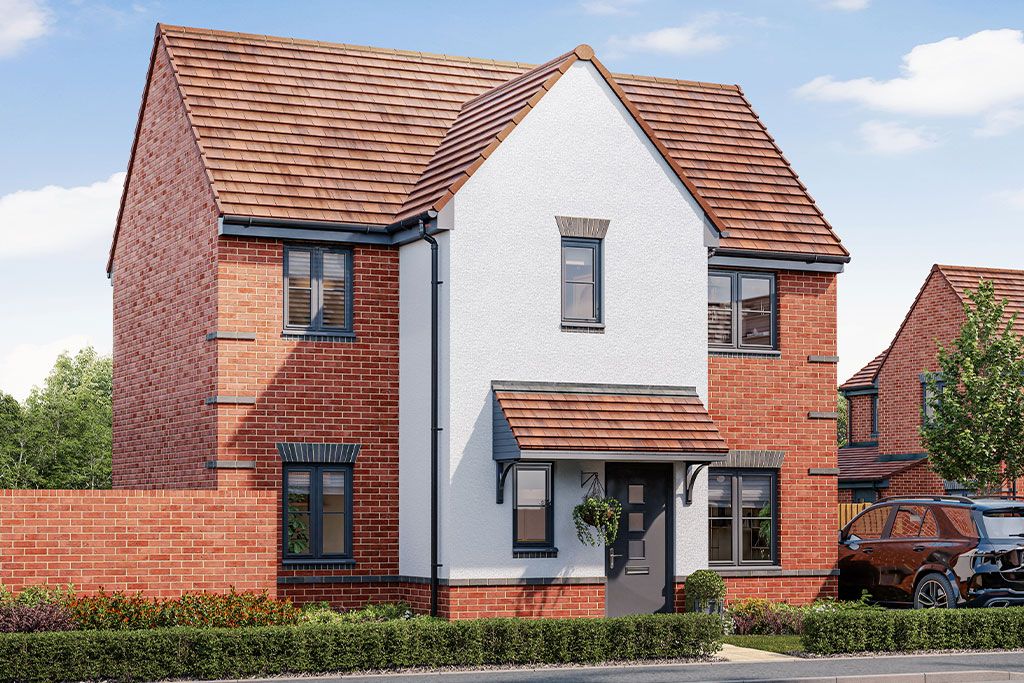 New home, 3 bed detached house for sale in "The Whitewater" at Coventry