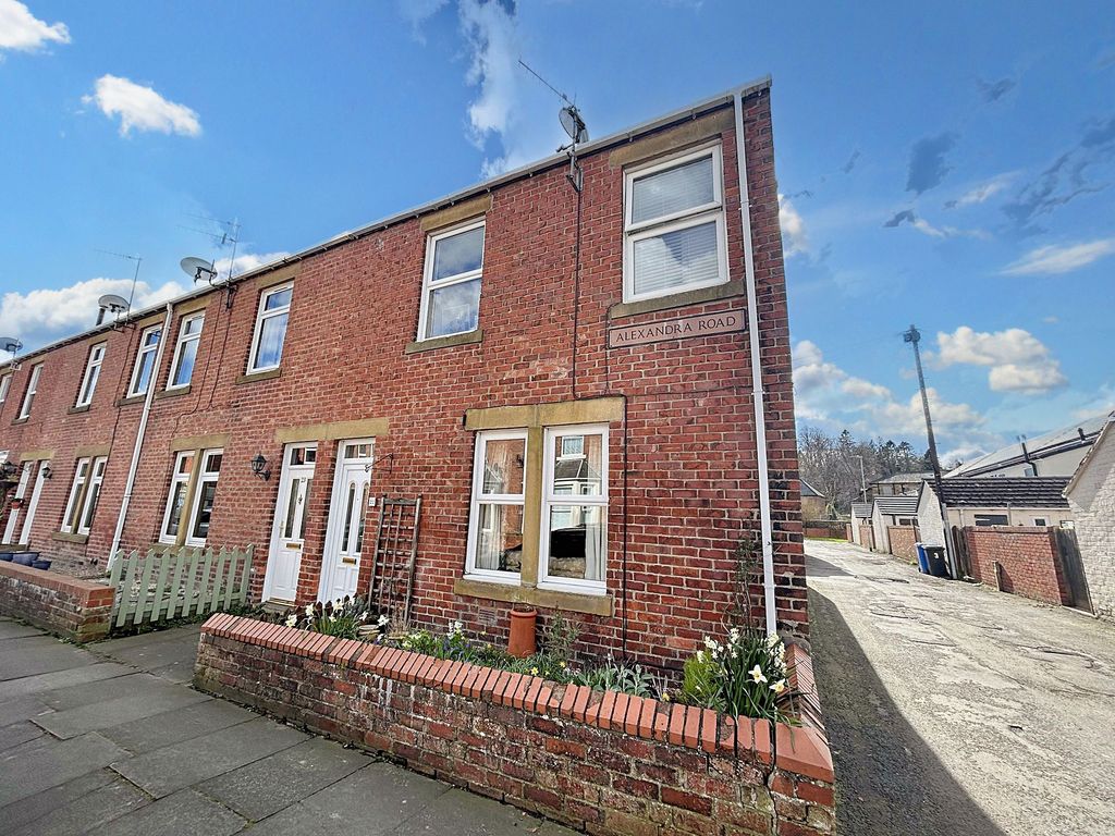 2 bed terraced house for sale in Alexandra Road, Morpeth NE61, £164,950