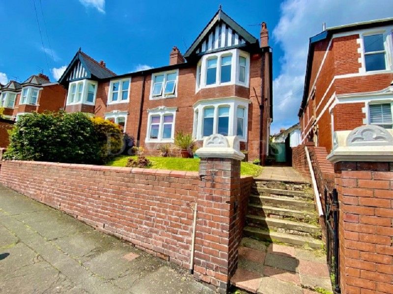 4 bed semidetached house for sale in Oakfield Road, Newport, Gwent