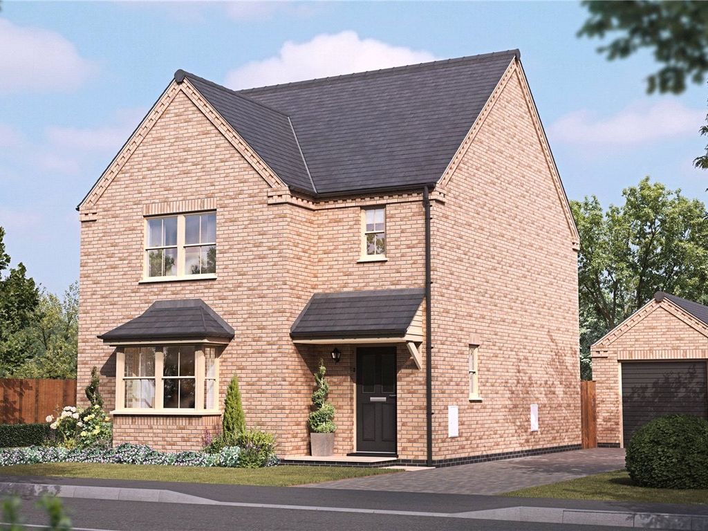 New home, 3 bed detached house for sale in Flaxwell Fields, Lincoln