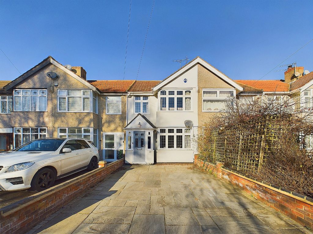 3 bed terraced house for sale in Longmeadow Road, Sidcup, Kent DA15, £