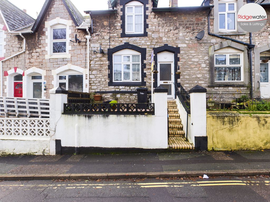 2 bed terraced house for sale in Road, Torquay TQ1, £185,000