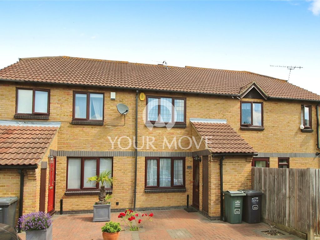 2 bed terraced house to rent in Whites Close, Greenhithe, Kent DA9, £