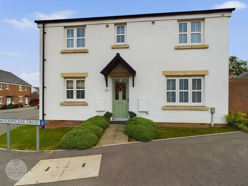 3 bed detached house for sale in Woodpecker Drive, Hereford HR2, £