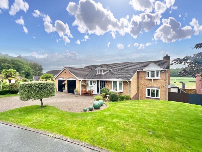 4 bed detached house for sale in Walls Wood, Baldwins Gate, Newcastle
