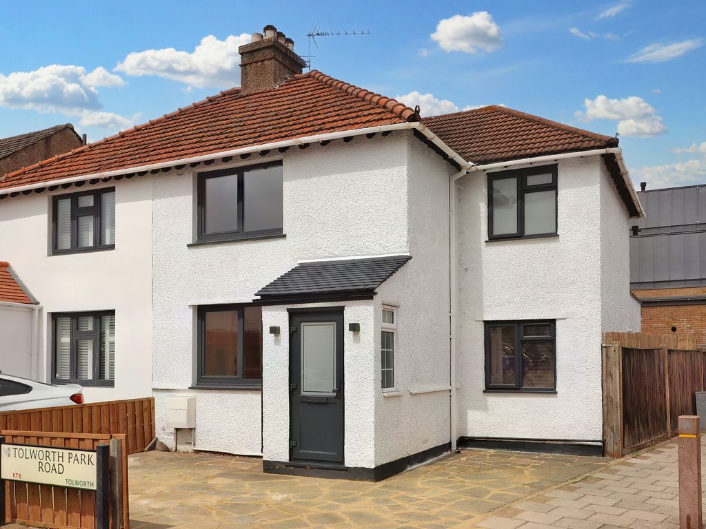 4 bed semidetached house for sale in Tolworth Park Road, Surbiton KT6