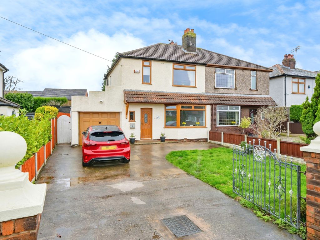 3 bed semidetached house for sale in Cronton Lane, Widnes WA8, £