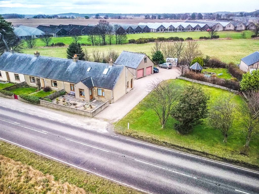 4 bed end terrace house for sale in New Houses, Longmorn, Elgin, Moray