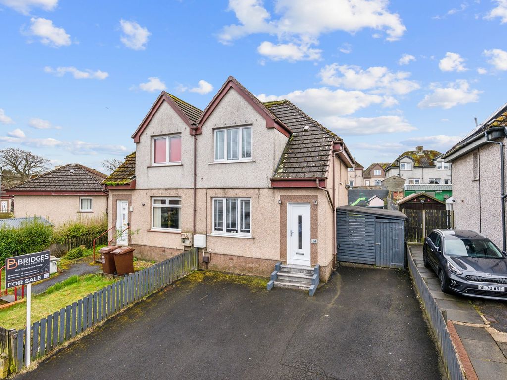 2 bed semidetached house for sale in Whyte Street, Harthill ML7, £