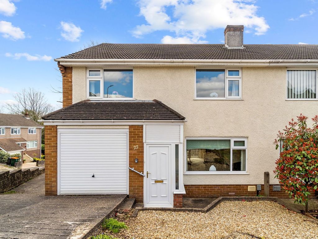 3 bed semi-detached house for sale in Glanmor Crescent, Newport NP19 ...