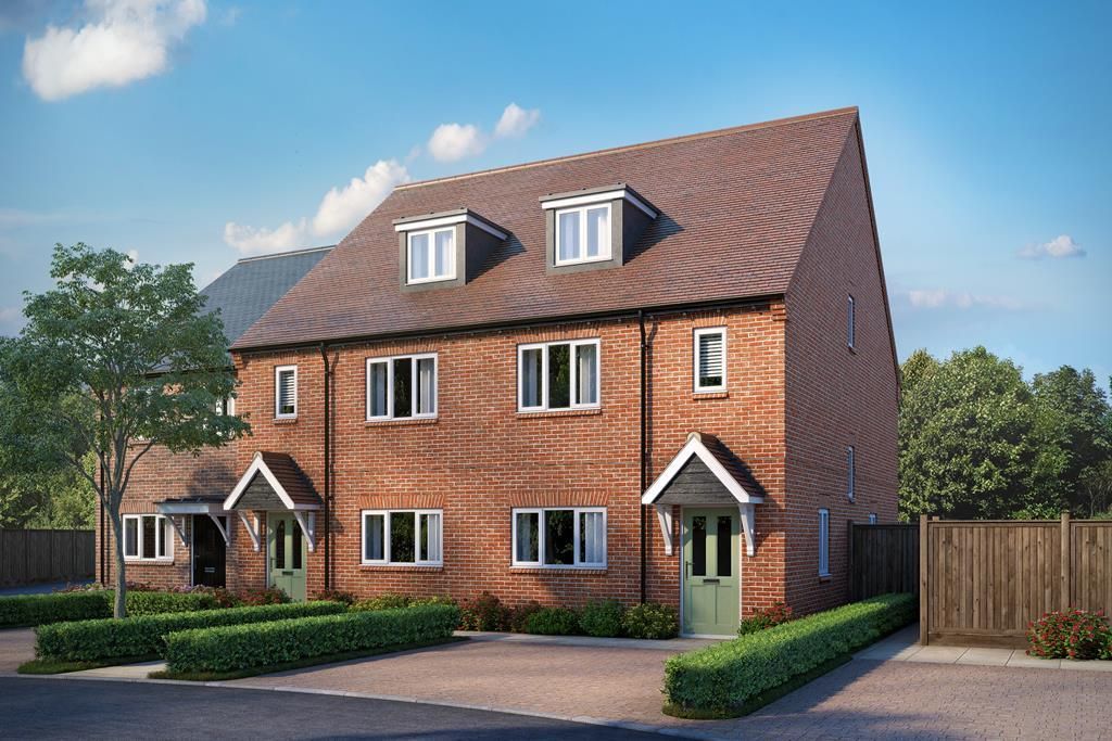 New home, 3 bed semidetached house for sale in Darnell Place, Woodcote