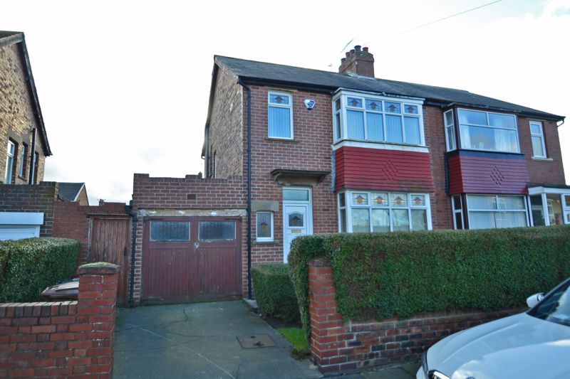 3 bed semidetached house for sale in Glanton Road, North Shields NE29