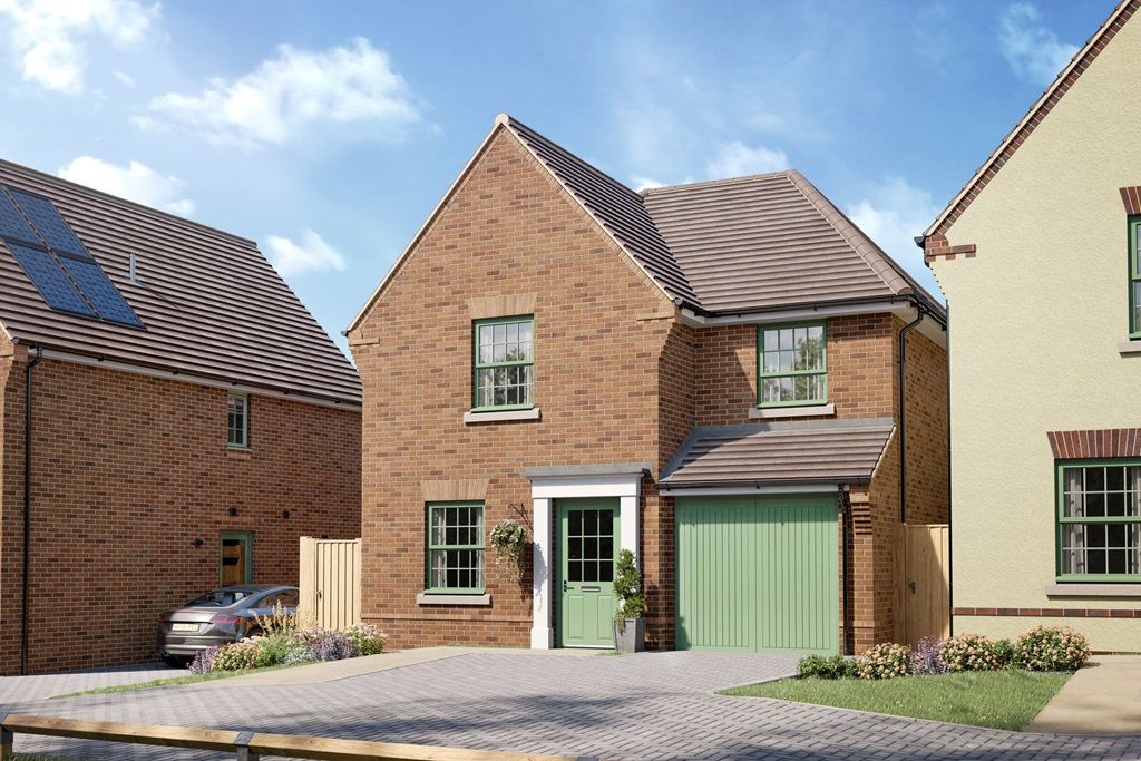 New home, 3 bed detached house for sale in "Abbeydale" at Hildersley