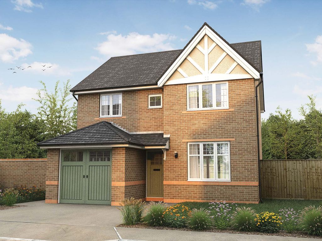 New home, 4 bed detached house for sale in "The Brooke" at Buxton Road