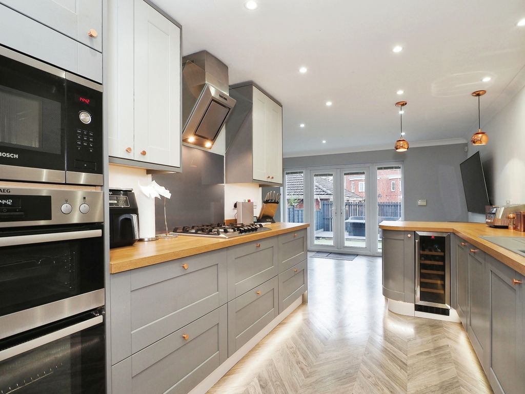 4 bed town house for sale in Spring Place Court, Mirfield WF14, £