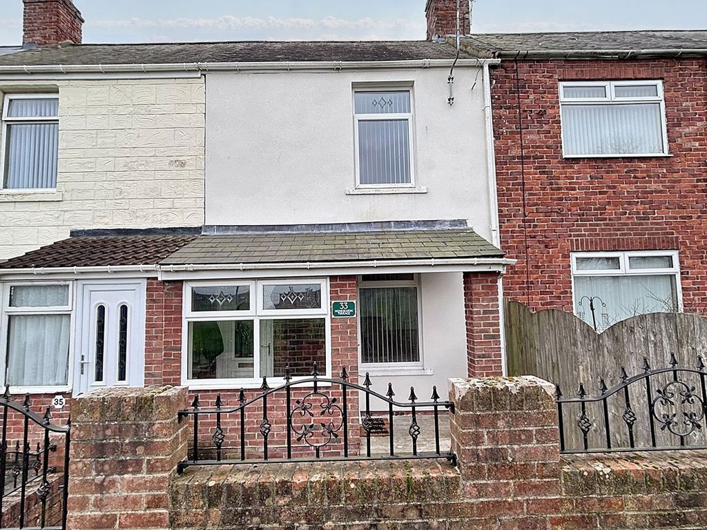 2 bed terraced house for sale in Monkseaton Terrace, Ashington NE63, £