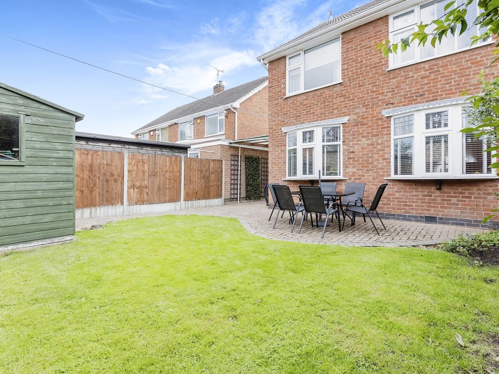 3 bed semidetached house for sale in Cherry Road, Blaby, Leicester LE8