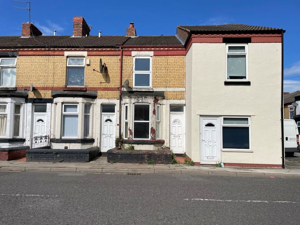 2 bed terraced house for sale in Derby Road, Birkenhead, Merseyside