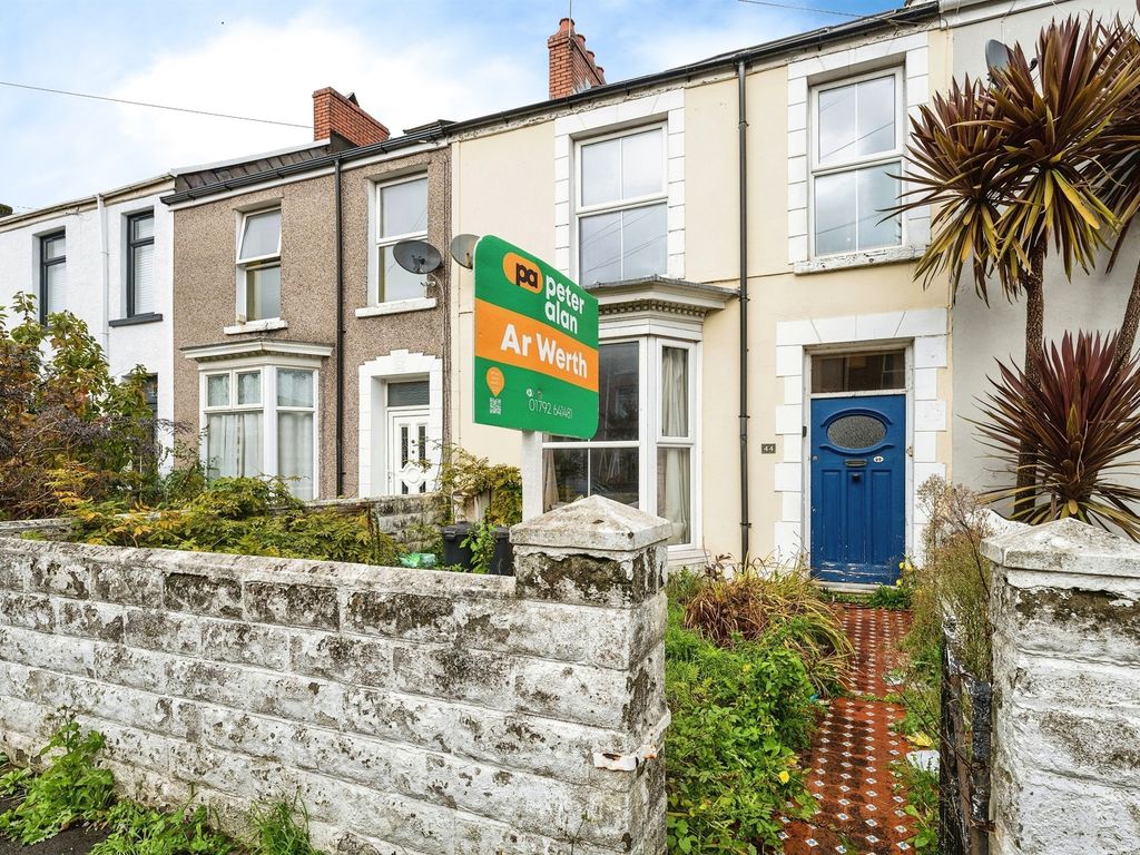 3 bed terraced house for sale in Brunswick Street, Swansea SA1, £