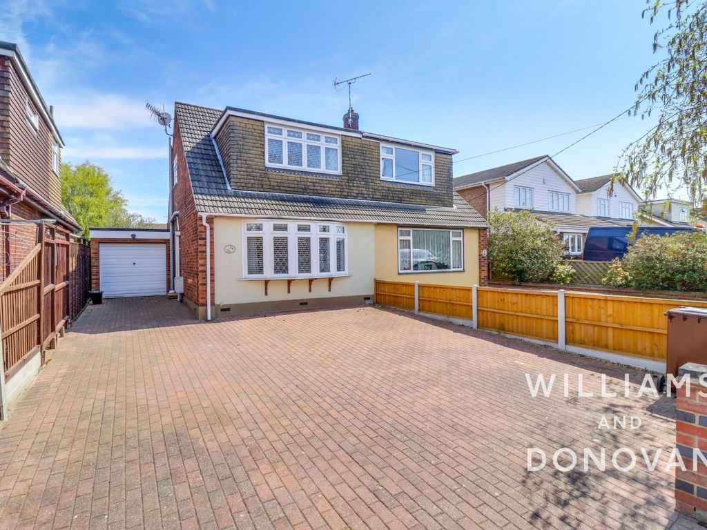 2 bed semidetached house for sale in Hazlemere Road, Benfleet SS7, £